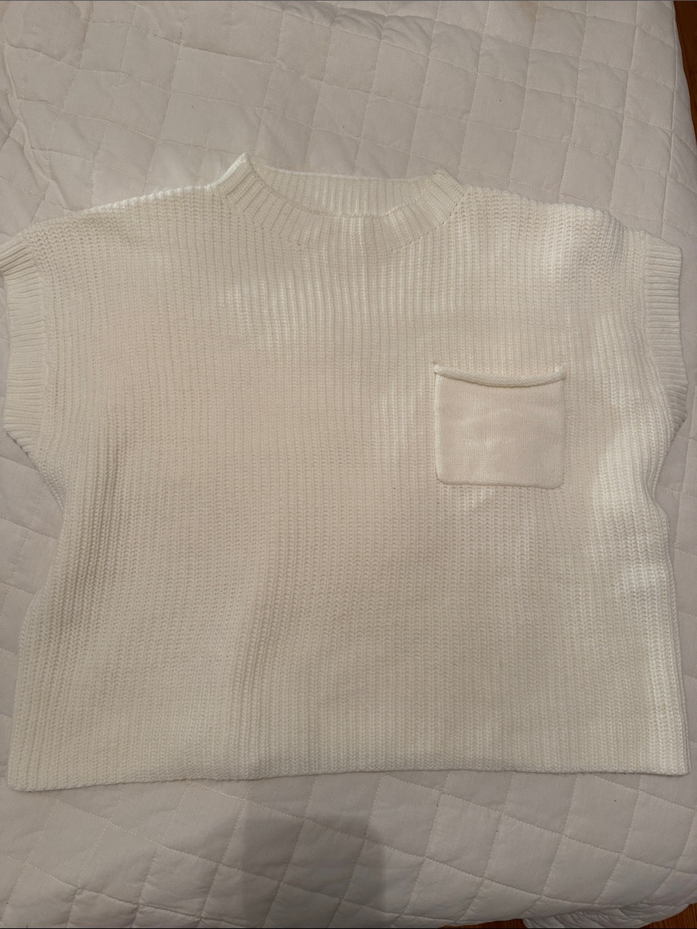 Knit cropped sweater